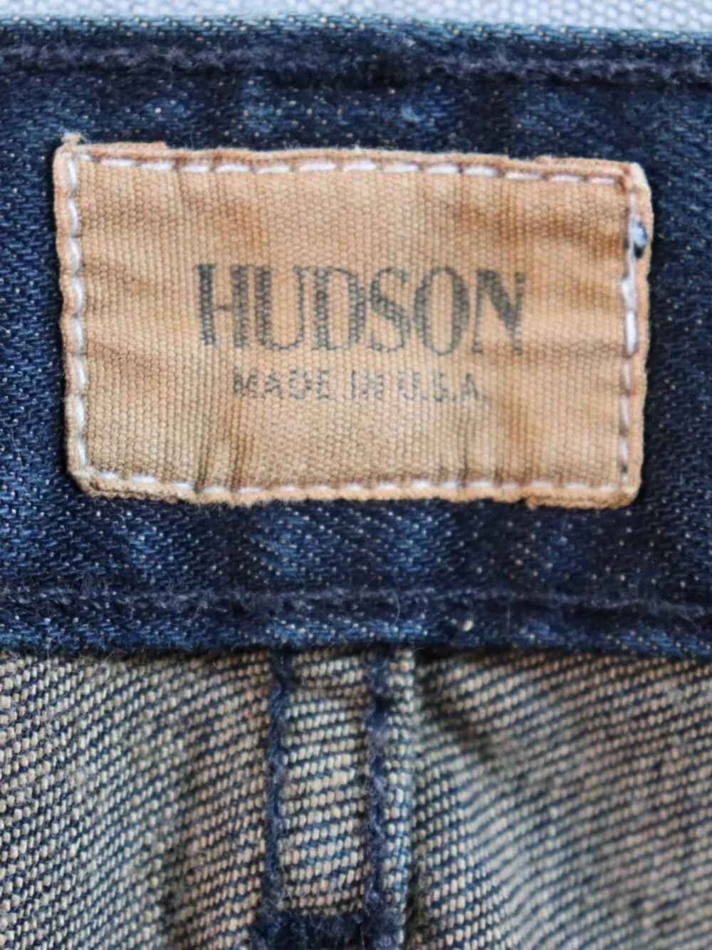 VTG Hudson Clifton Jeans Made in Los Angelos USA | Raw Indigo Denim 34 x 36 Tall - Picture 2 of 16